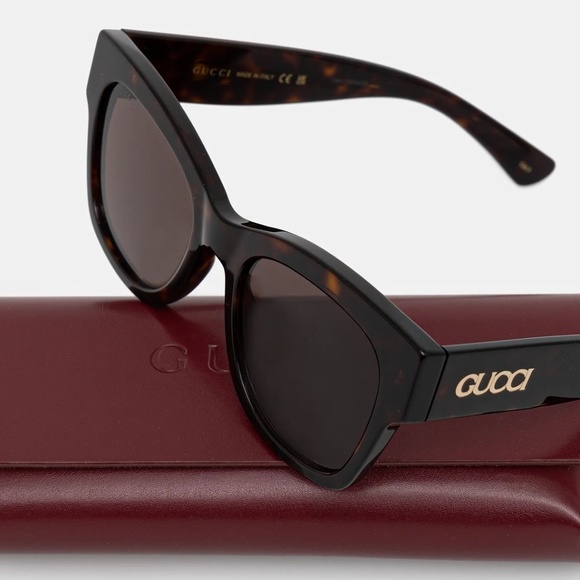 NWT Gucci GG1789S-002 Havana 53mm Sunglasses main image 4